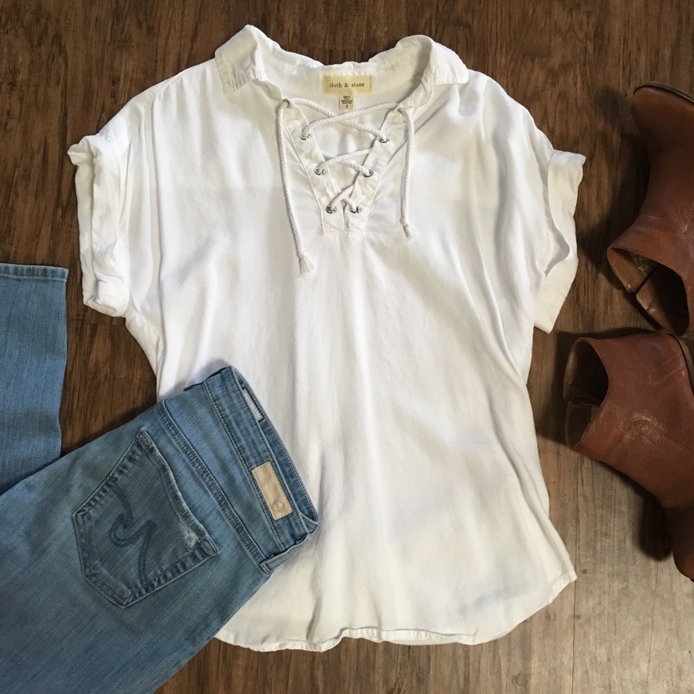 Cloth&Stone laced blouse
